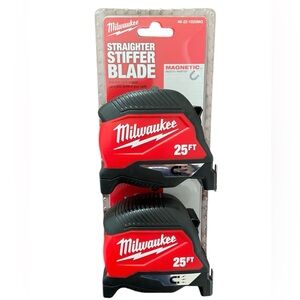 NWT TWO PACK Milwaukee 25’ Tape Measure